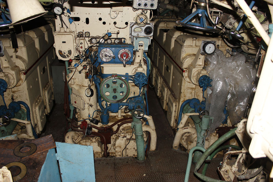 Inside Old Soviet Submarine In Amsterdam
