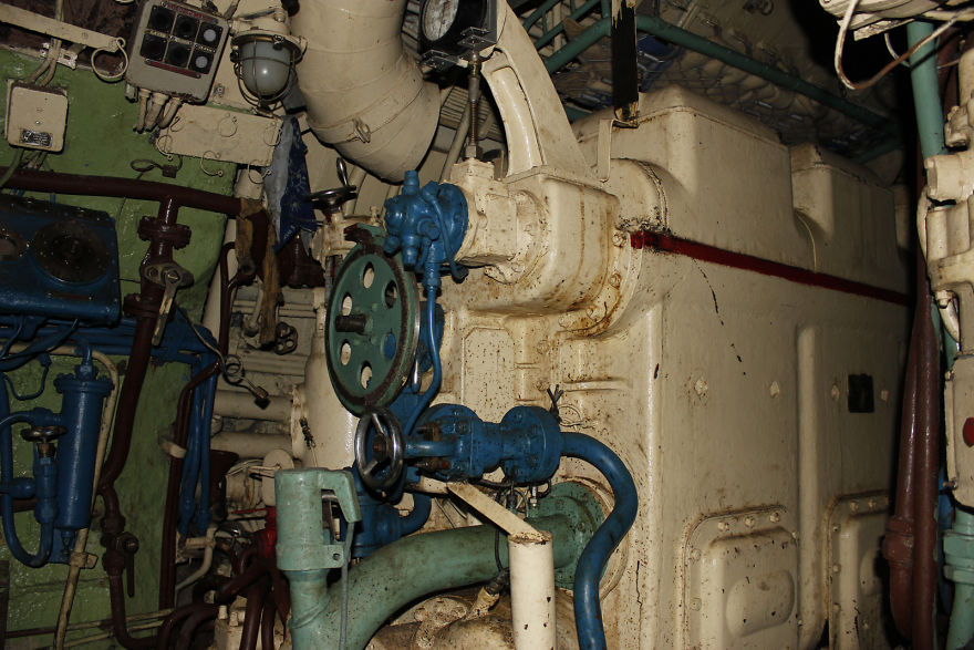 Inside Old Soviet Submarine In Amsterdam