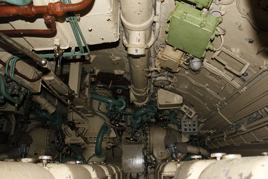 Inside Old Soviet Submarine In Amsterdam