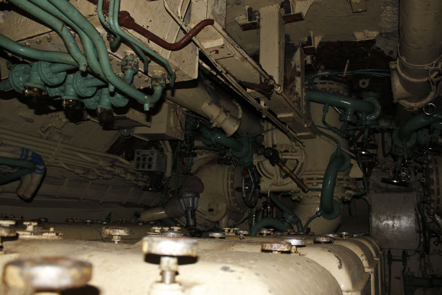 Inside Old Soviet Submarine In Amsterdam