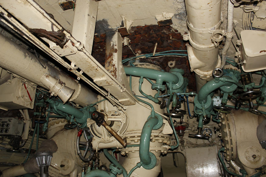 Inside Old Soviet Submarine In Amsterdam