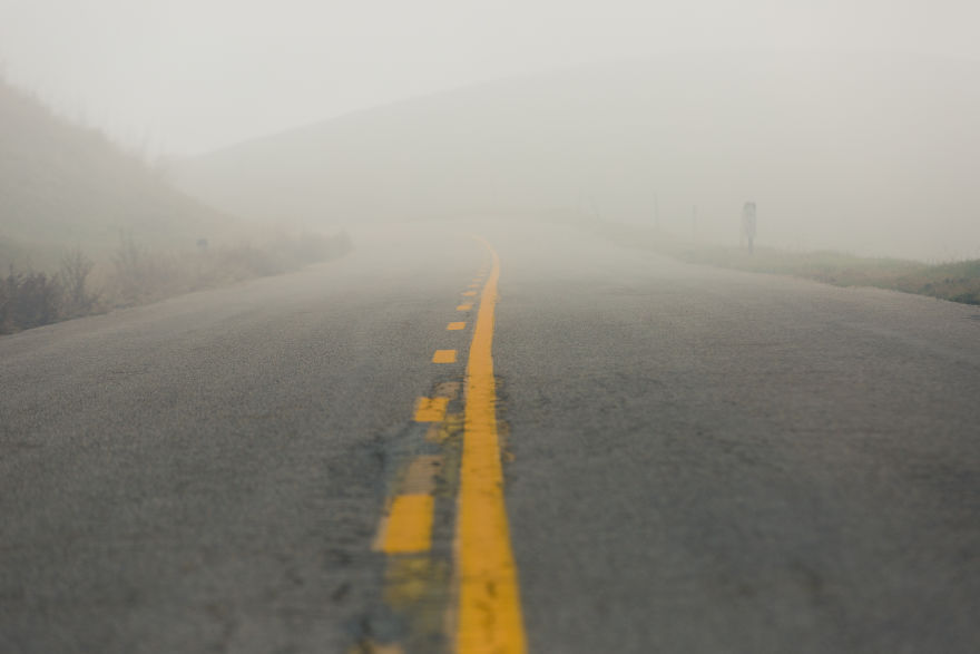 I Drive Around To Find And Photograph Dreamy Foggy Scenes