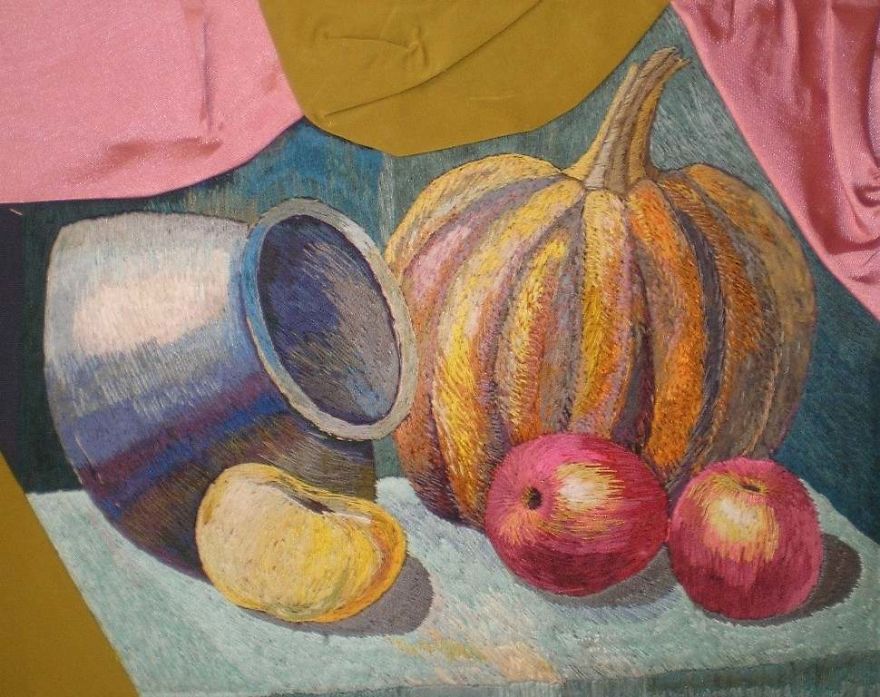 I Create Embroidery Art With Needle And Silk Threads I Create Embroidery Art With Needle And Silk Threads