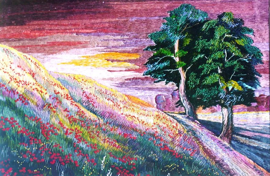 I Create Embroidery Art With Needle And Silk Threads I Create Embroidery Art With Needle And Silk Threads