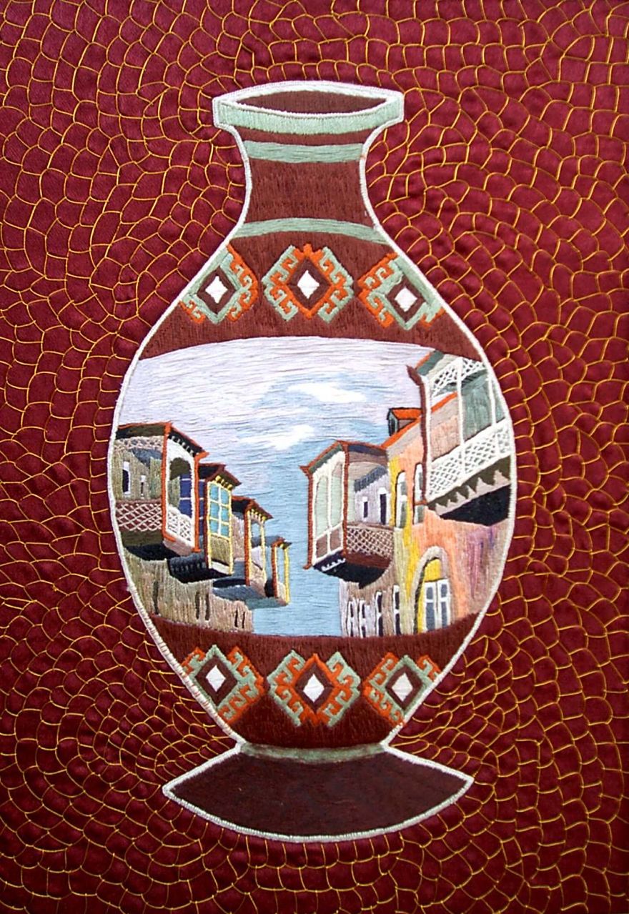 I Create Embroidery Art With Needle And Silk Threads I Create Embroidery Art With Needle And Silk Threads