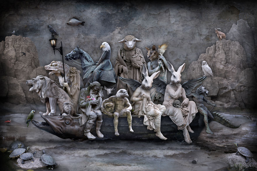 I Use Photography And Collage To Create Surreal Images Of The 21st Century, Filled With Allusions, Metaphors And Allegories