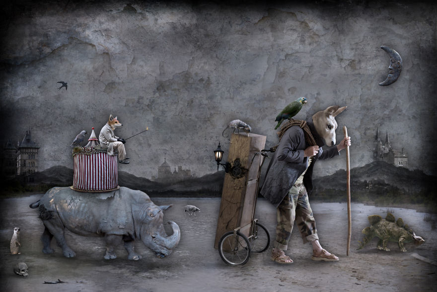 I Use Photography And Collage To Create Surreal Images Of The 21st Century, Filled With Allusions, Metaphors And Allegories