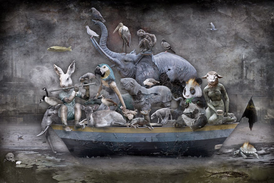 I Use Photography And Collage To Create Surreal Images Of The 21st Century, Filled With Allusions, Metaphors And Allegories