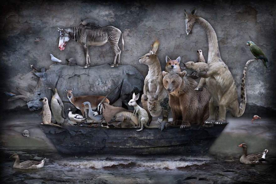 I Use Photography And Collage To Create Surreal Images Of The 21st Century, Filled With Allusions, Metaphors And Allegories