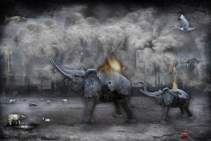 I Use Photography And Collage To Create Surreal Images Of The 21st Century, Filled With Allusions, Metaphors And Allegories