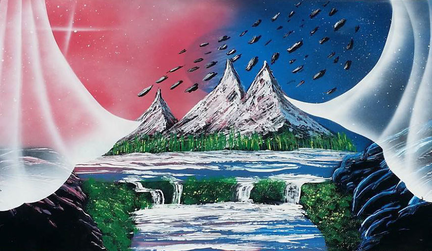 I Create Spray Paint Art