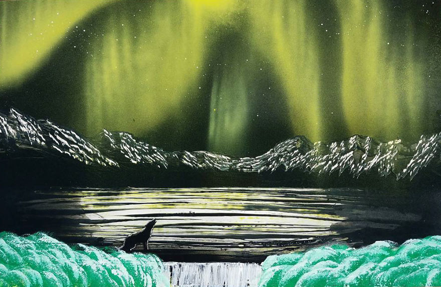 I Create Spray Paint Art