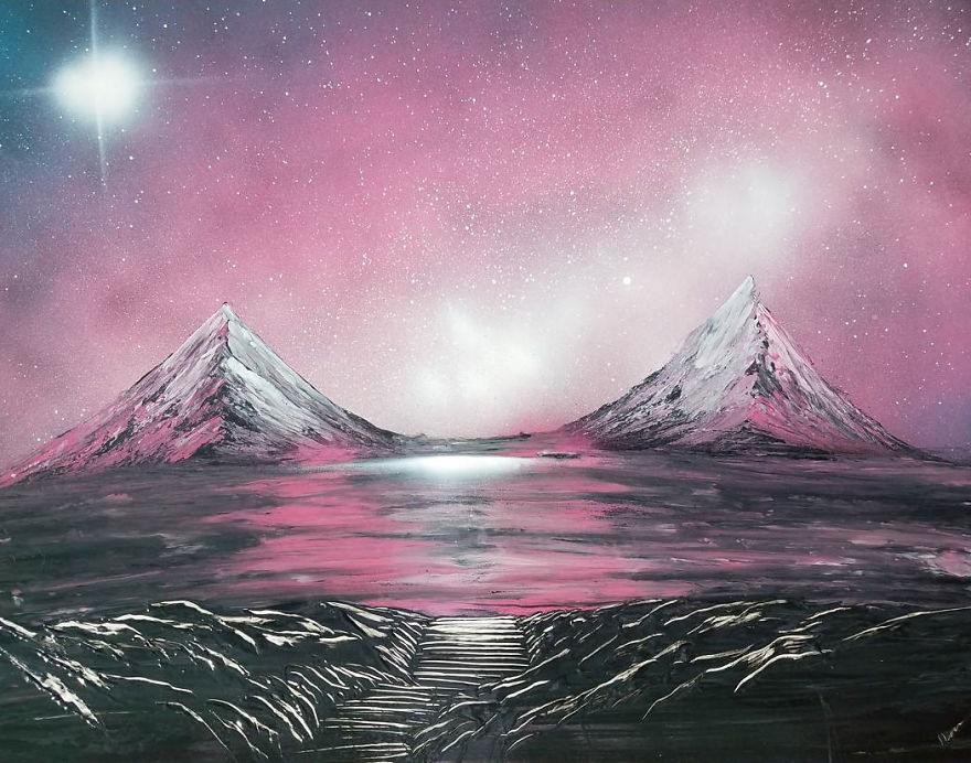 I Create Spray Paint Art