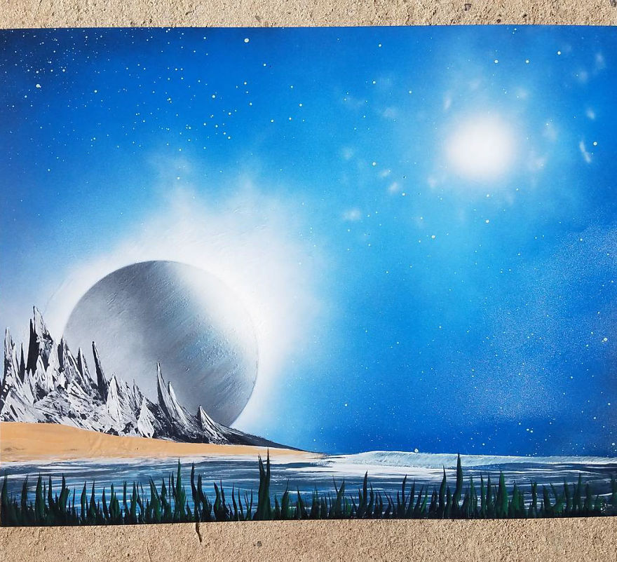 I Create Spray Paint Art