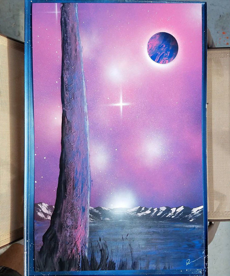 I Create Spray Paint Art