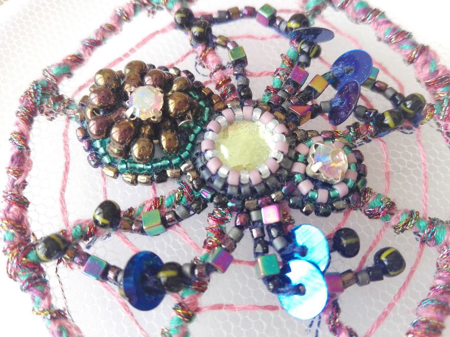 Luneville Embroidery - 3d Spider Design