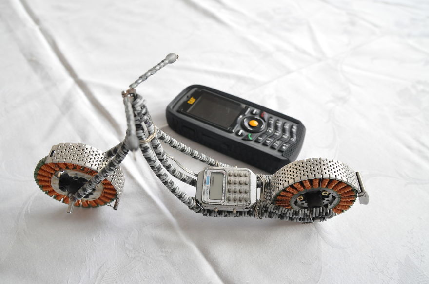 My Models Made Of Various Recycled Parts