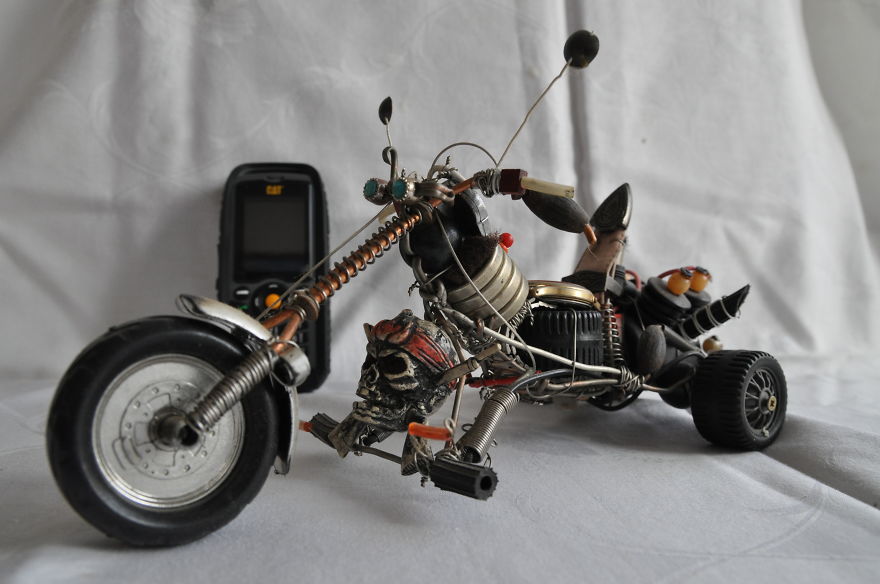 My Models Made Of Various Recycled Parts