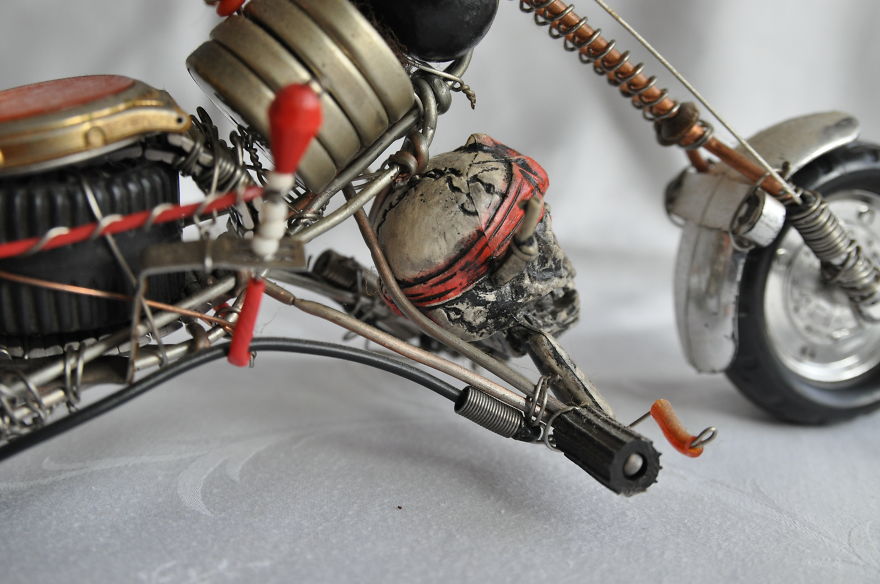 My Models Made Of Various Recycled Parts