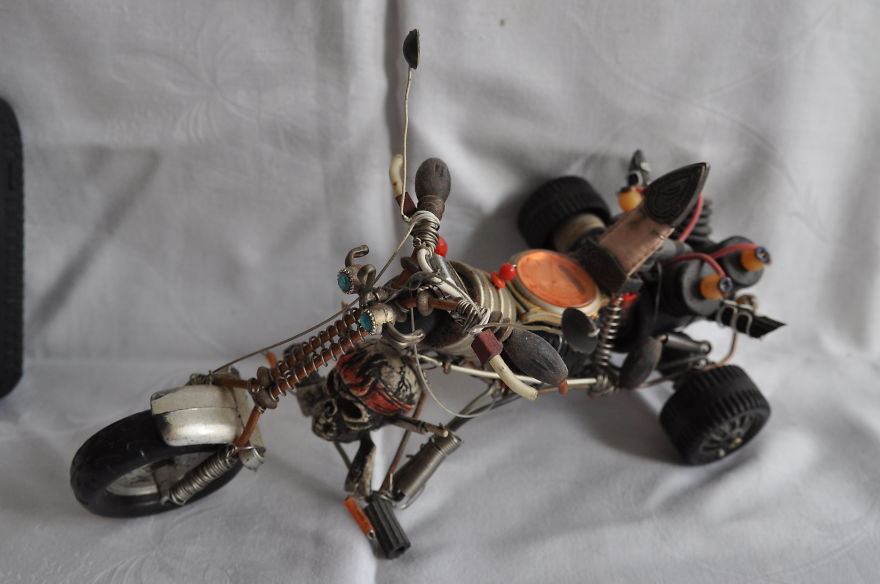 My Models Made Of Various Recycled Parts