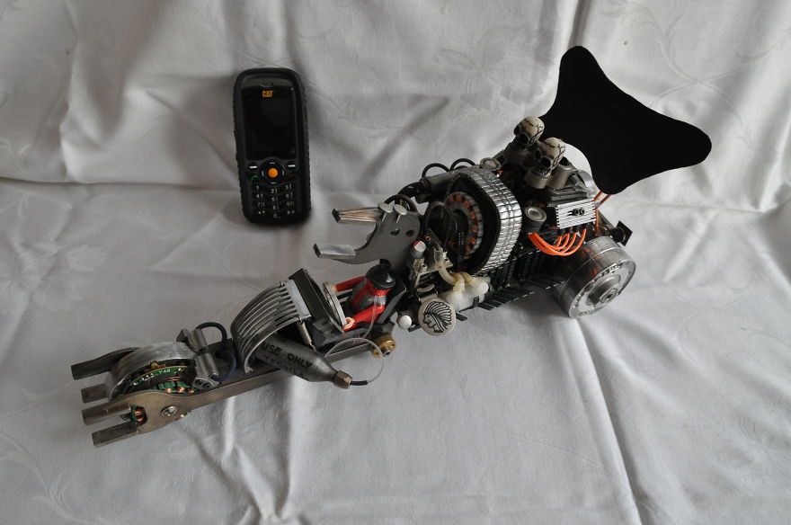 My Models Made Of Various Recycled Parts