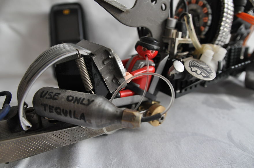 My Models Made Of Various Recycled Parts