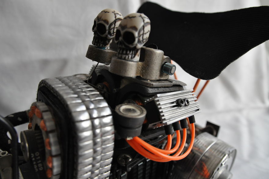 My Models Made Of Various Recycled Parts