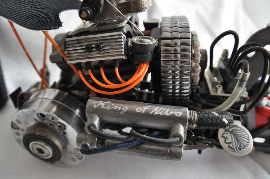 My Models Made Of Various Recycled Parts