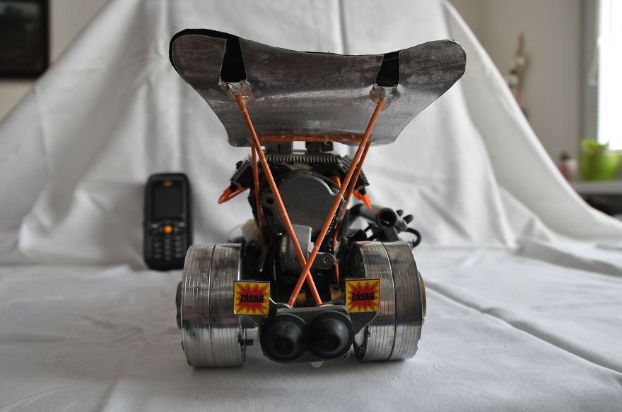 My Models Made Of Various Recycled Parts