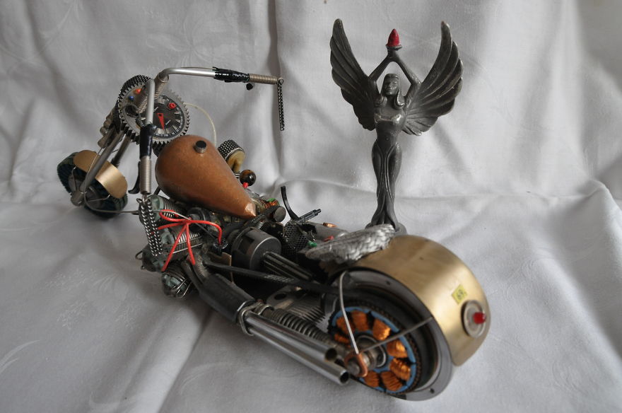 My Models Made Of Various Recycled Parts