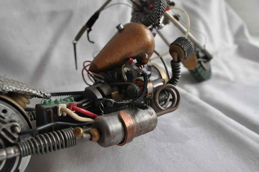 My Models Made Of Various Recycled Parts