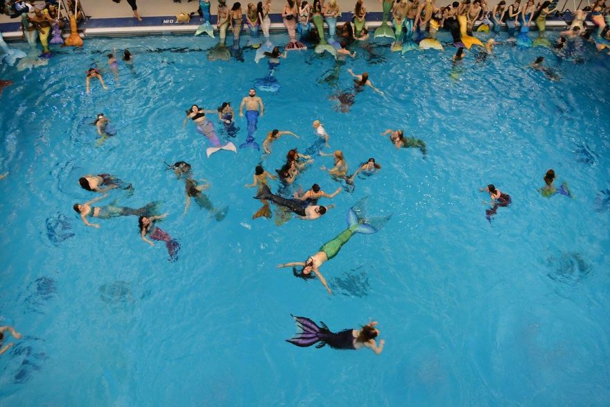 Over 300 People Gather To An International Mermaid Convention
