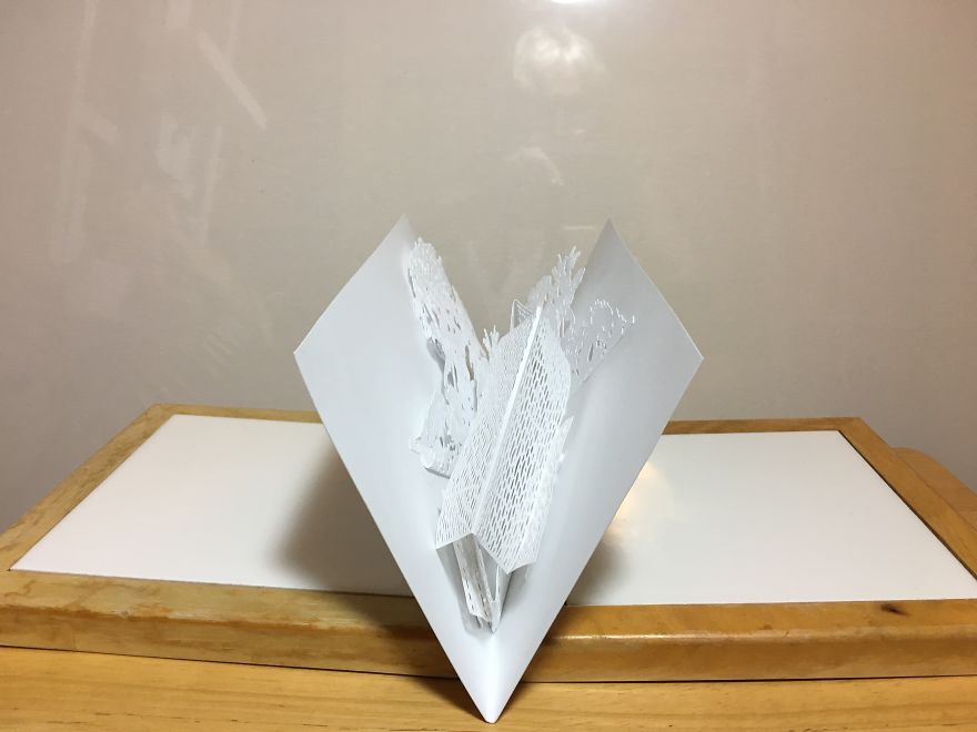I Created A Pop-Up Paper Art Piece I Created A Pop-Up Paper Art Piece