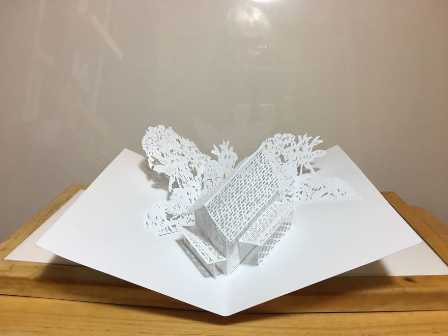 I Created A Pop-Up Paper Art Piece I Created A Pop-Up Paper Art Piece