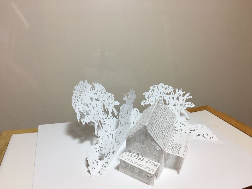 I Created A Pop-Up Paper Art Piece I Created A Pop-Up Paper Art Piece