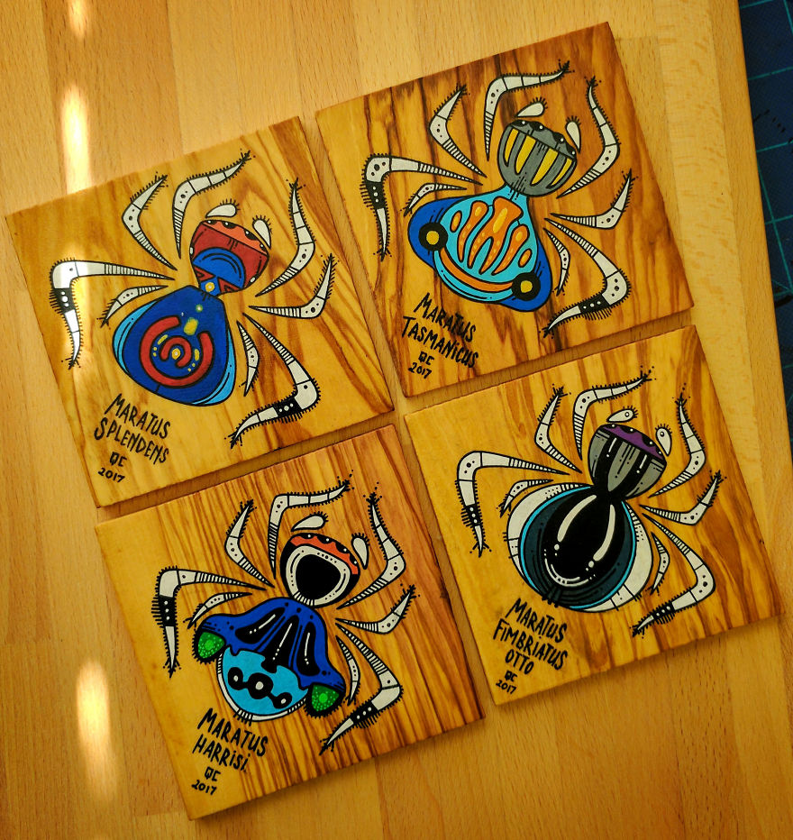 I Paint Insects On Cutting Boards