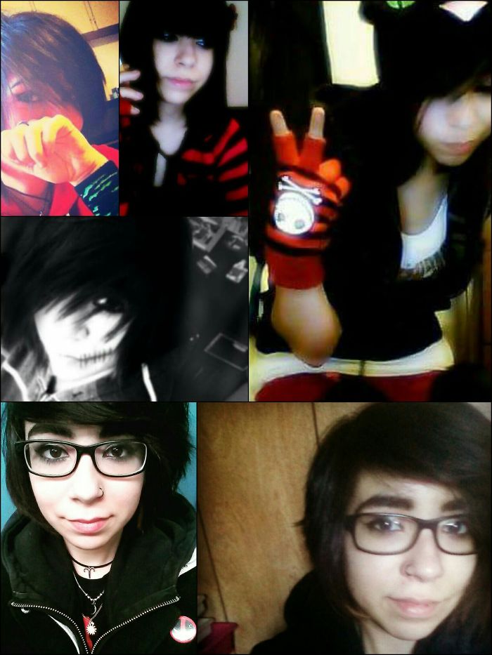 I Went Through A Gothic Emo Phase. 2008 14yrsold (the Last Two Photos Are Recent 2017 Now 22) . The Emo Phase Never Really Left Me, I Still Wear Black, Andy Music Preference Hasn't Changed Much, Love Heavy Metal And Old Classic Rock.