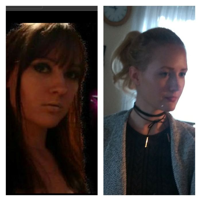 10 Years Apart. Now I'm Into Fashion, Blond, Girly And Working As A Accountant, But I Still Love Rock Music And Rock Festivals