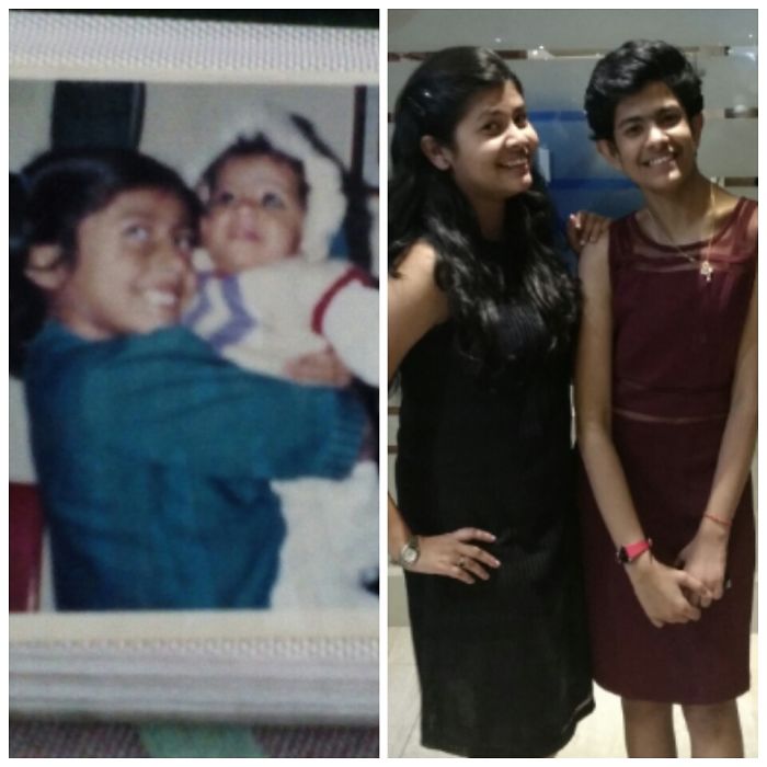 18 Years Back. My Sister And Me