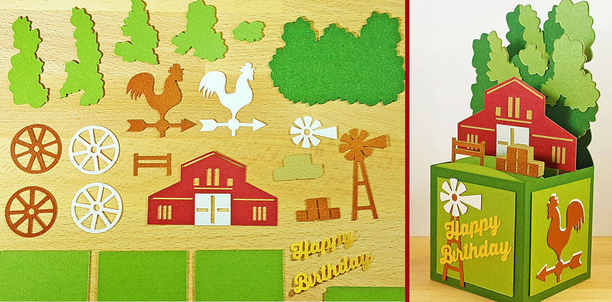 7 Custom Made Pop Up Cards & How They're Made