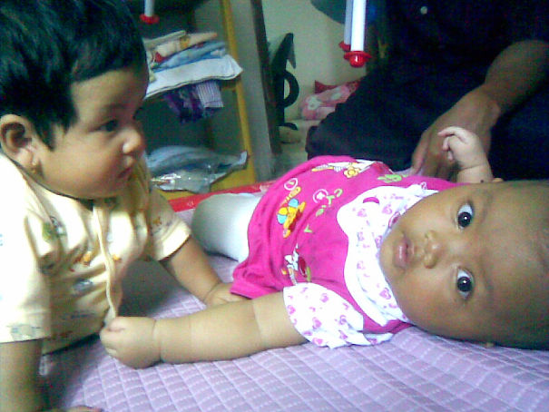 My Daughter First Met Her Cousin