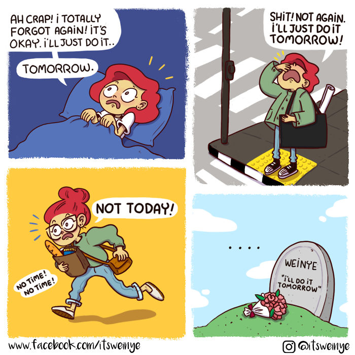 Hilariously Relatable Comics By Malaysian Redhead Artist, "it's Weinye"