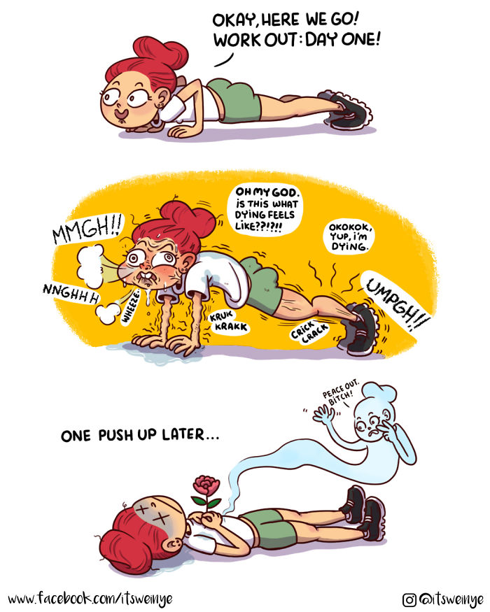 Hilariously Relatable Comics By Malaysian Redhead Artist, "it's Weinye"
