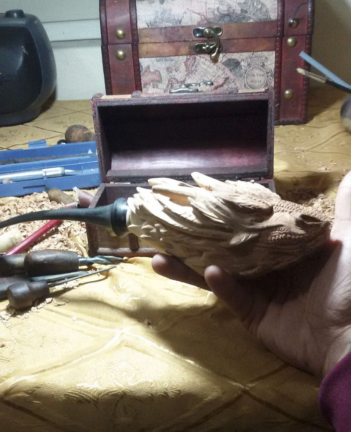 I Spend Up To 250 Hours Hand-Carving Pipes Inspired By My Favorite Movie Characters I Spend Up To 250 Hours Hand-Carving Pipes Inspired By My Favorite Movie Characters