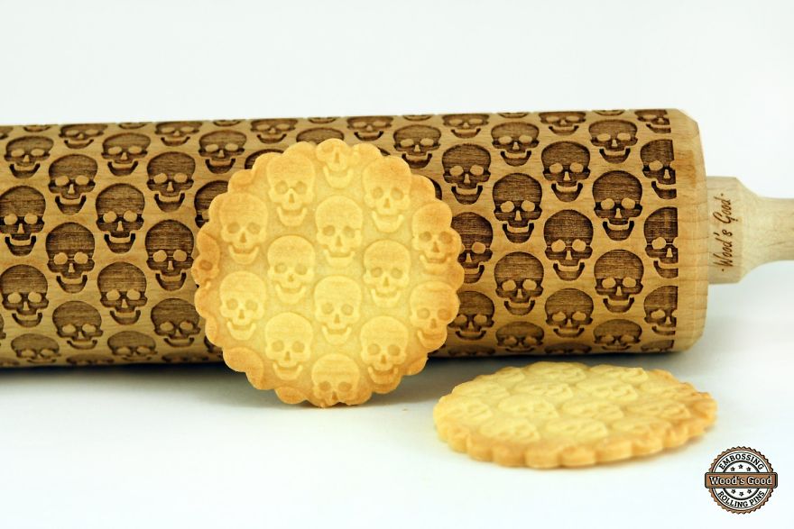 Engraved And Embossed Rolling Pins With Any Pattern Engraved And Embossed Rolling Pins With Any Pattern