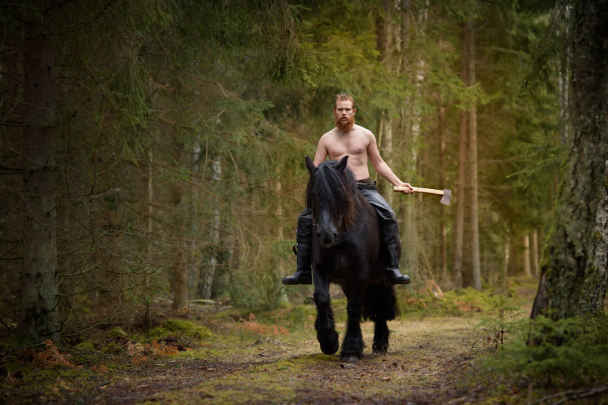 My Husband - A Very Real Swedish Viking In The Cold And Deep Forest Of The North My Husband - A Very Real Swedish Viking In The Cold And Deep Forest Of The North