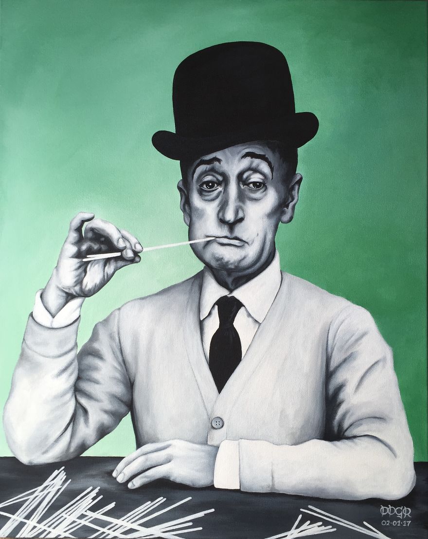 I Create Realistic Paintings Using Different Techniques