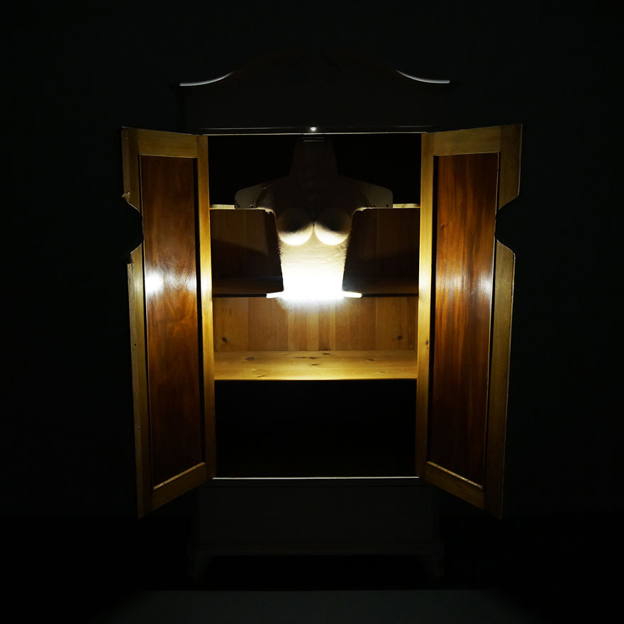 I´ve Have Built The Cleavage Closet To Provoke And Create Some Attention To The Unrealistic Perfect Body Ideals I´ve Have Built The Cleavage Closet To Provoke And Create Some Attention To The Unrealistic Perfect Body Ideals