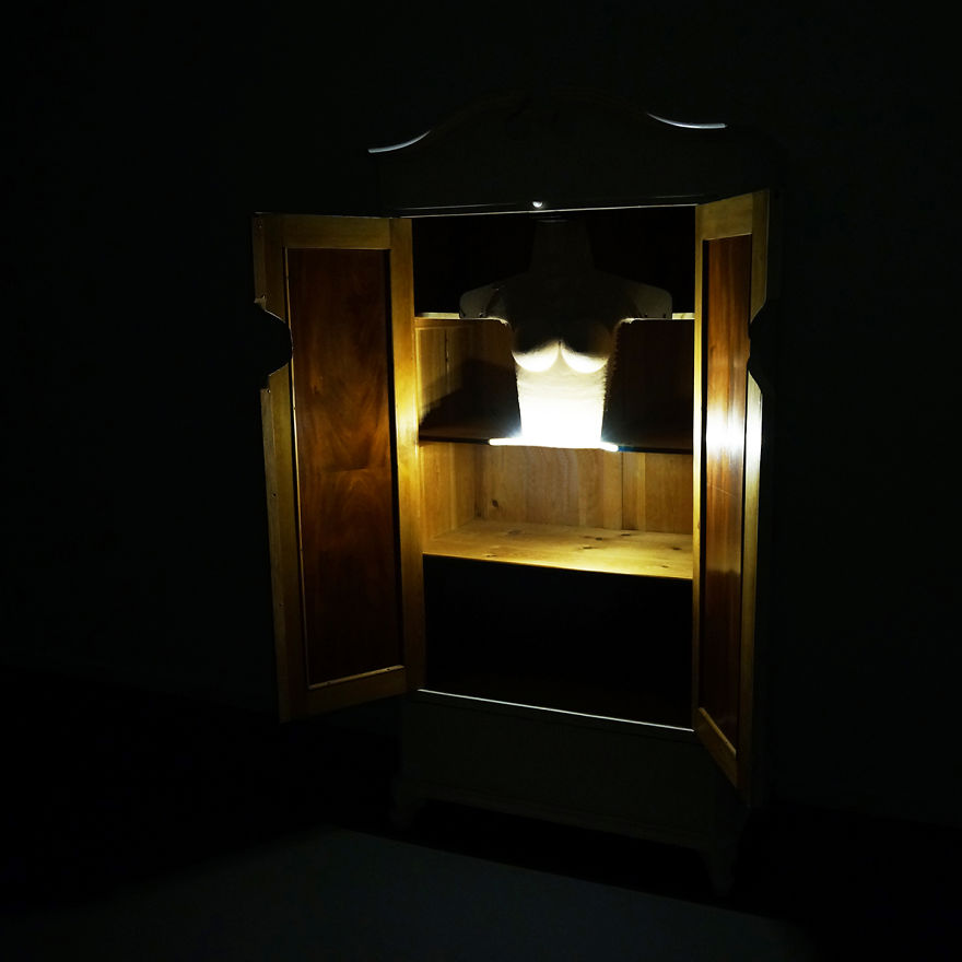 I´ve Have Built The Cleavage Closet To Provoke And Create Some Attention To The Unrealistic Perfect Body Ideals I´ve Have Built The Cleavage Closet To Provoke And Create Some Attention To The Unrealistic Perfect Body Ideals