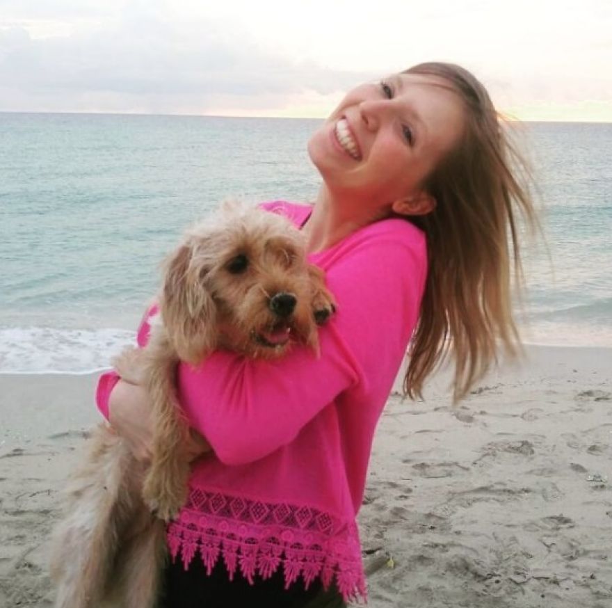 This Little Stray Dog Ended Up Travelling The World With Her New Mom!